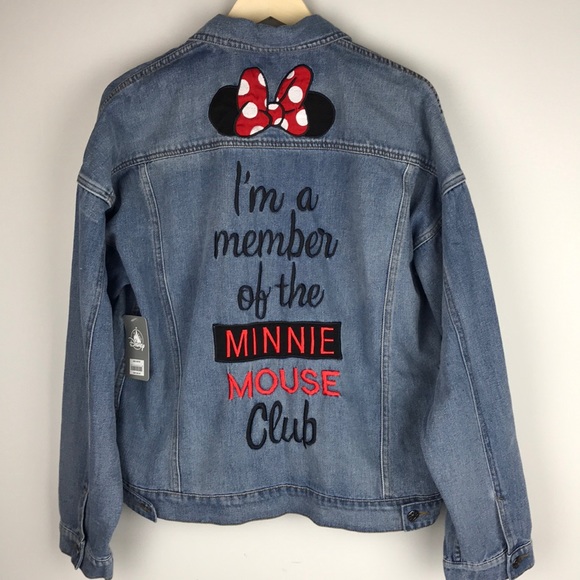 minnie mouse jean jacket